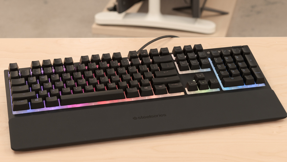 De SteelSeries Apex 3 RGB - Hybrid mechanical toetsenbord goedkoop